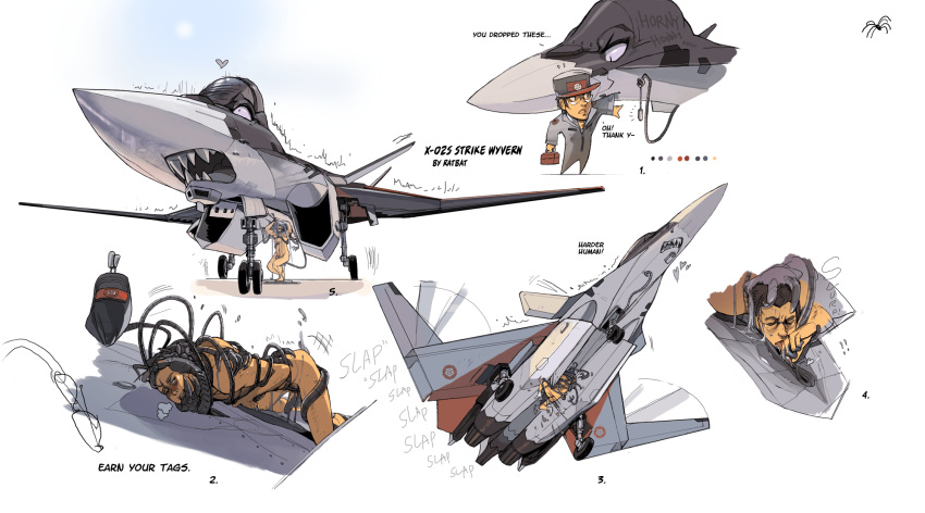 &lt;3 ace_combat ace_combat_7 big_dom_small_sub bodily_fluids clothed clothing cunnilingus dialogue dire_machine dog_tags dominant duo english_text eyewear female female_penetrated genital_fluids genitals glasses hat headgear headwear hi_res human human_on_machine human_penetrating_machine larger_female living_machine machine male male/female male_penetrating male_penetrating_female mammal mechadendrites mechanophilia nude oral penetration pussy pussy_juice ratbat sex size_difference smaller_male tentacle_bondage tentacles text vaginal vaginal_penetration x-02s_strike_wyvern