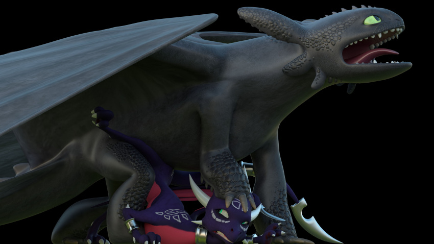 3d_(artwork) absurd_res activision black_background black_body blade claws cynder digital_media_(artwork) distressed dominant dominant_male dragon dreamworks duo female feral forced genitals green_eyes hi_res horn how_to_train_your_dragon larger_male legend_of_spyro male male/female markings membrane_(anatomy) membranous_wings night_fury open_mouth penetration penis pinned_head rape roaring scales scalie simple_background size_difference smaller_female spyro_the_dragon tail_blade teeth tongue toothless vaginal vaginal_penetration video_games weapon_tail western_dragon wings wingsandfire72