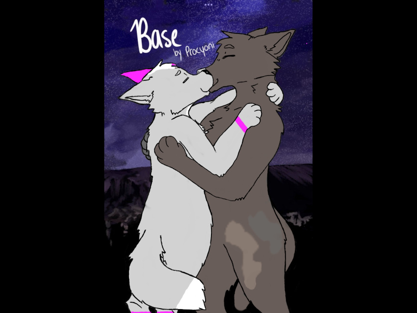 anthro duo embrace eyes_closed fur fur_markings hi_res hug kissing male male/male markings tufted_fur