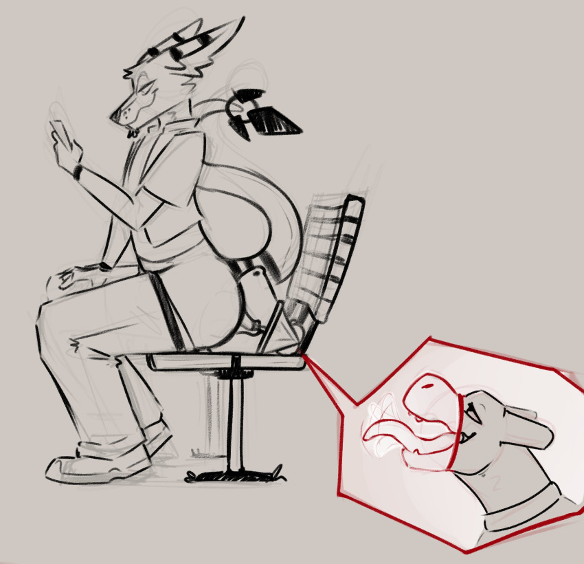 2022 anal anthro butt chair charizard clothed clothing covertcanine dragon duo facesitting furniture generation_1_pokemon hi_res kale_(covertcanine) male male/male mammal nintendo oral p.r.o._pokeball phone pok&eacute;ball pokemon pokemon_(species) rimming scalie sex sketch video_games