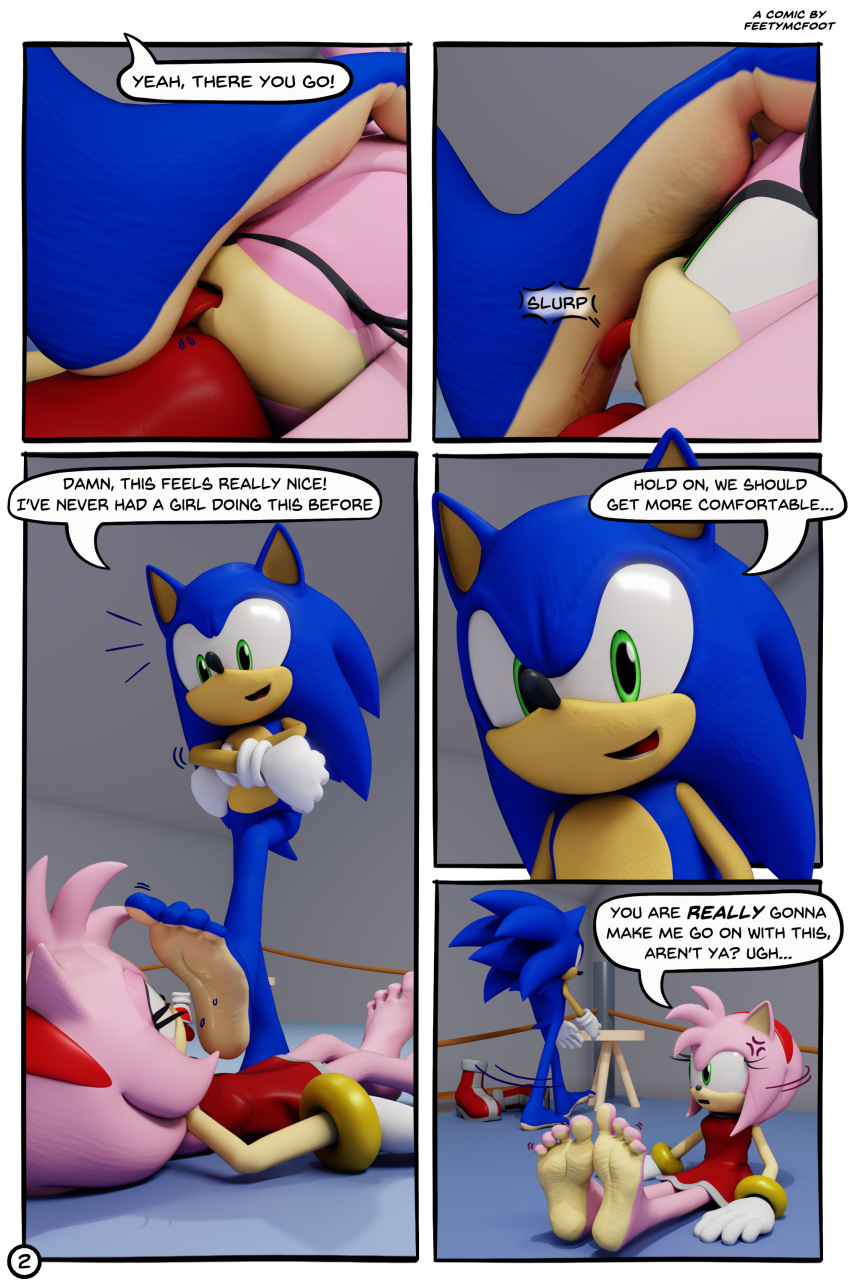 absurd_res amy_rose annoyed anthro defeat defeated dominant dominant_male duo feet feetymcfoot female female_licking_male foot_fetish foot_grab foot_lick foot_on_face foot_play hi_res humanoid_feet humiliation licking loser male male/female male_feet pinned sega soles sonic_the_hedgehog sonic_the_hedgehog_(series) sore_loser submissive submissive_female toes tongue tongue_out worship worshiping