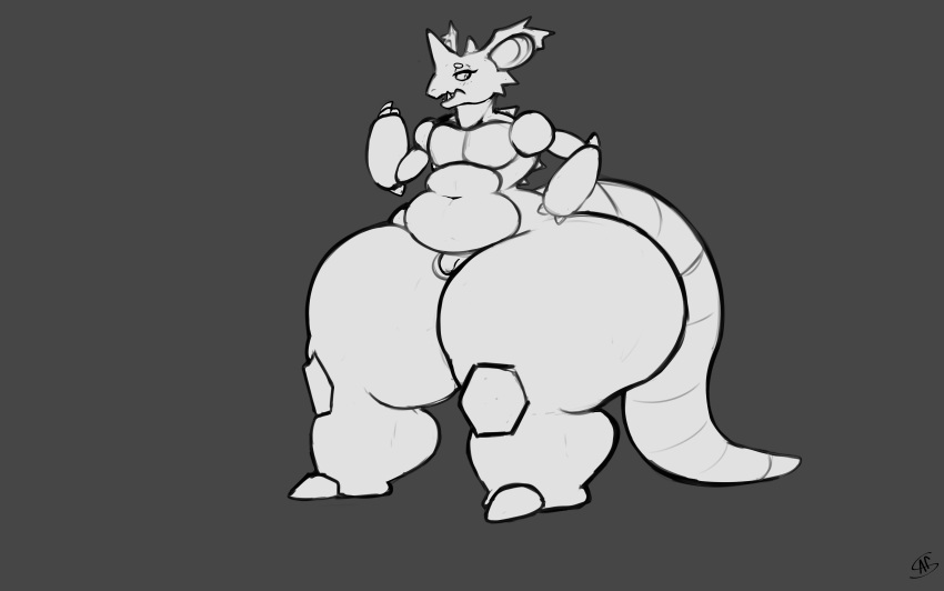 absurd_res ashardy balls big_breasts big_butt breasts butt generation_1_pokemon genitals girly hi_res huge_thighs male nidoking nintendo penis plant pokemon pokemon_(species) small_balls small_penis thick_thighs video_games