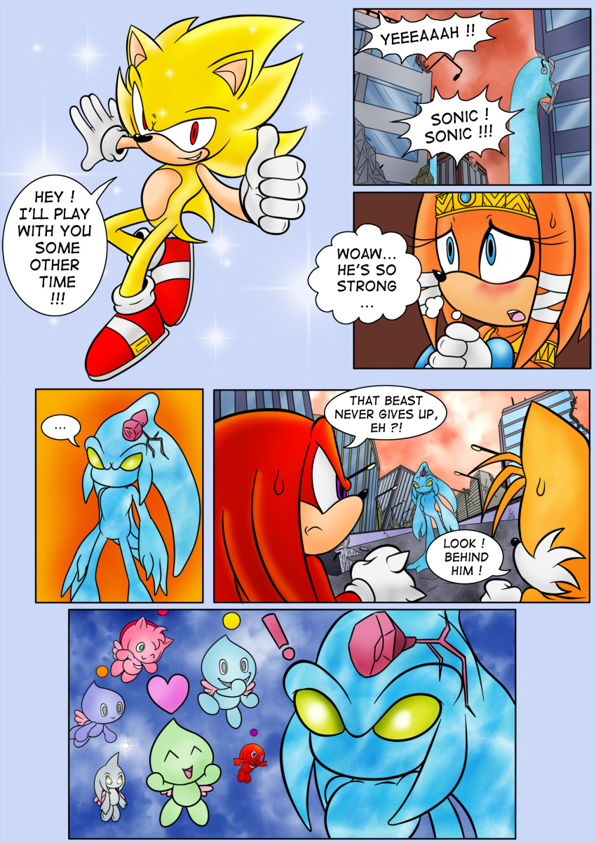 absurd_res amy_rose chaos_0 female hi_res knuckles_the_echidna male perfect_chaos raianonzika sega sonic_adventure sonic_the_hedgehog sonic_the_hedgehog_(series) super_sonic tails_miles_prower tikal_the_echidna