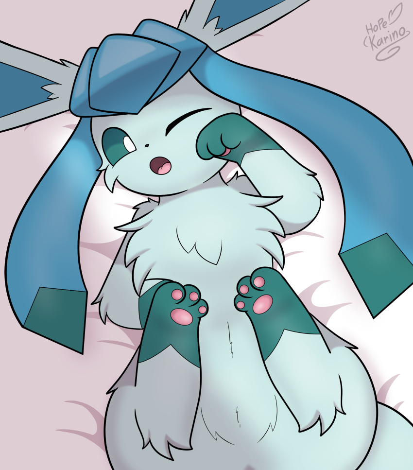 absurd_res eeveelution female feral generation_4_pokemon glaceon hi_res nintendo pokemon pokemon_(species) solo thelasthope video_games