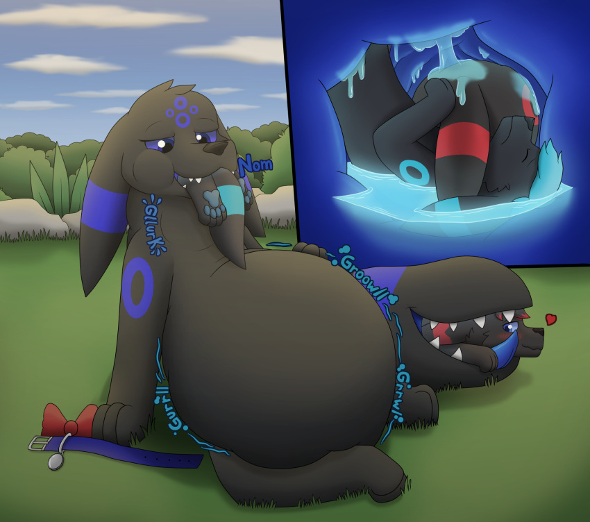 abdominal_bulge alu_(aluleumbreon) belly belly_grab belly_growl big_belly blueflarefox1 digestion digestion_noises eevee eeveelution female female_pred feral feral_pred generation_1_pokemon generation_2_pokemon group hi_res hungry kona_(marukuma) male male/female male/male male_prey nawp nintendo open_mouth oral_vore organs pokemon pokemon_(species) predator/prey solo stomach trio umbreon video_games vore