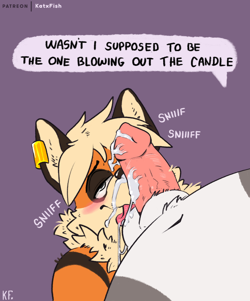 absurd_res anthro arcanine ball_lick ball_sniffing balls blush canid canine canis dialogue dick_on_face duo enjoying excited generation_1_pokemon genitals hi_res katxfish licking male male/male mammal nintendo oral penis pokemon pokemon_(species) rethex rubbing rubbing_penis sex sniffing speech_bubble tongue tongue_out wolf