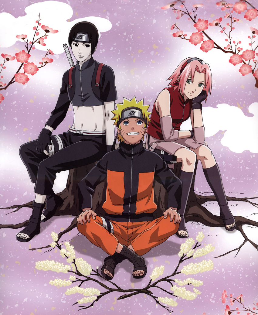 haruno_sakura naruto naruto_shippuden sai_(naruto) uzumaki_naruto