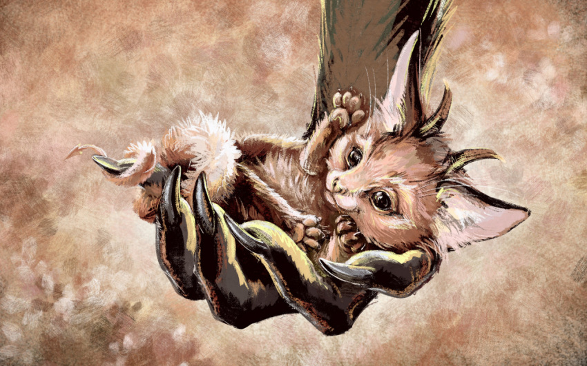 2022 ambiguous_gender brown_body brown_fur claws digital_media_(artwork) feral fingers fur paws rogueliger smile