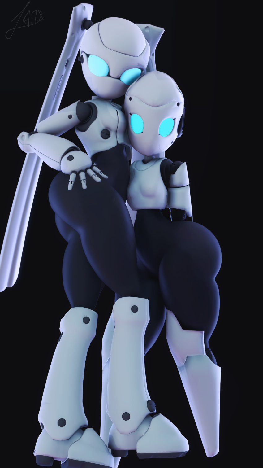 3d_(artwork) absurd_res breasts butt digital_media_(artwork) disney drossel_von_flugel_(fireball) featureless_breasts featureless_crotch female fireball_(disney) hi_res machine not_furry robot thick_thighs