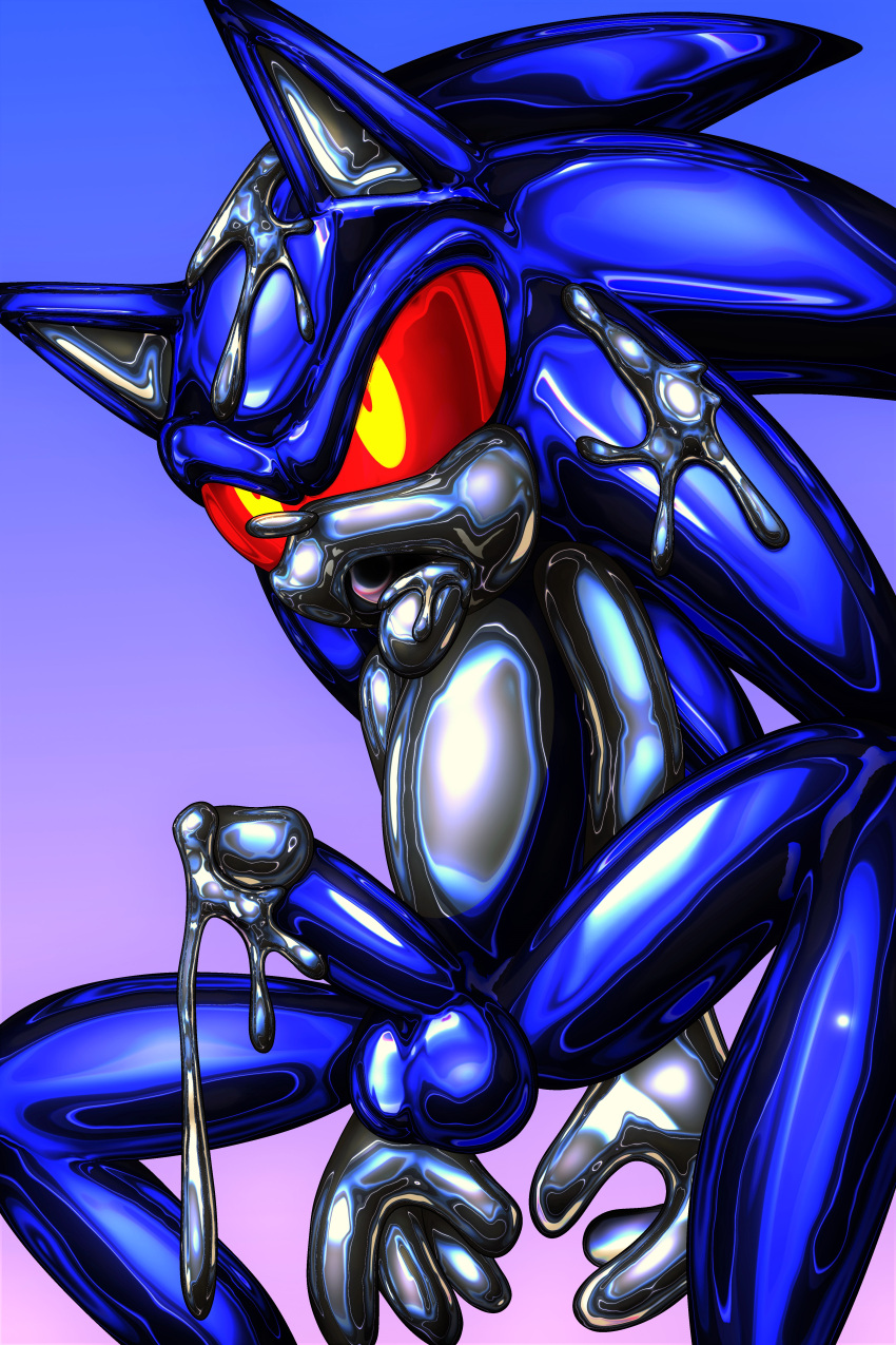 absurd_res hi_res liquid_metal machine male metal_virus red_eyes robot sega solo sonic_the_hedgehog sonic_the_hedgehog_(series) zombot