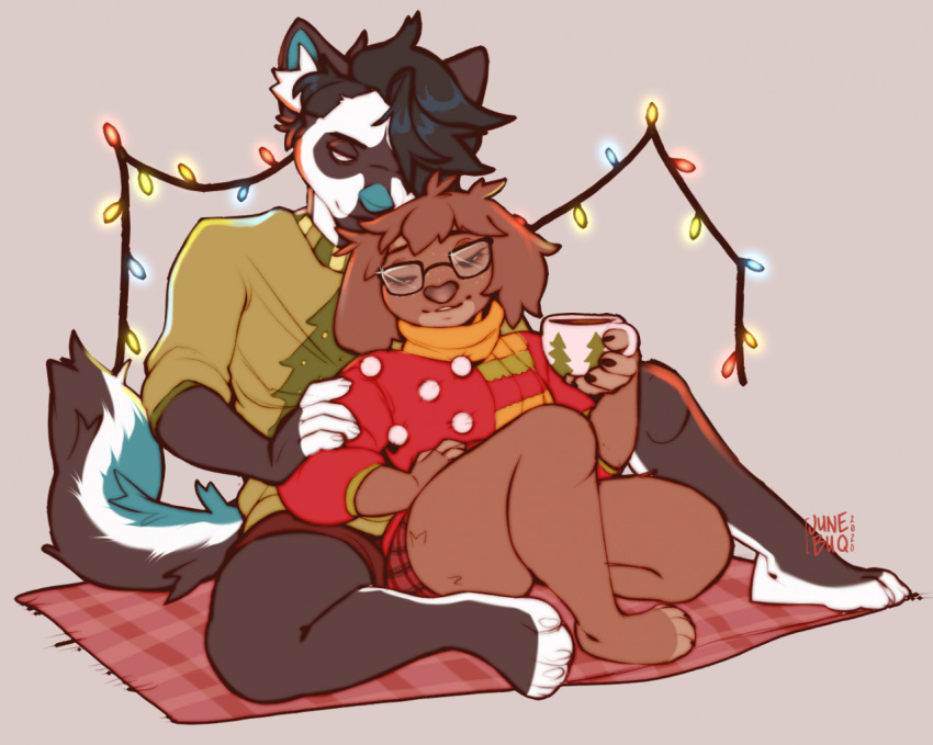 christmas dating duo female holidays junebuq love male male/female misby romantic romantic_couple soy_(sylasdoggo)
