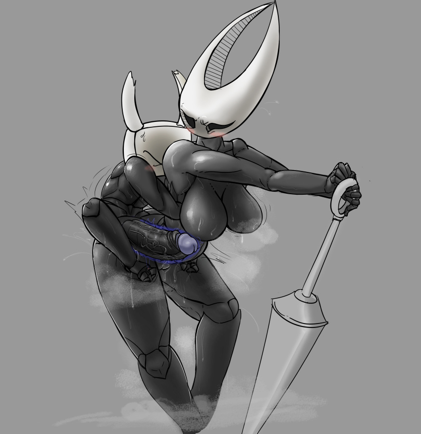 abdominal_bulge absurd_res anal anal_penetration anthro arthropod balls_deep big_breasts big_butt big_penis blush bodily_fluids breasts butt duo embrace female foreskin from_behind_position genital_fluids genitals glans glistening glistening_body hi_res hollow_knight hornet_(hollow_knight) hug huge_penis internal internal_anal male male/female mounting partb_(artist) penetration penis protagonist_(hollow_knight) pussy pussy_juice sex size_difference small_dom_big_sub standing standing_sex sweat sweatdrop team_cherry vein veiny_penis vessel_(species) video_games wide_hips