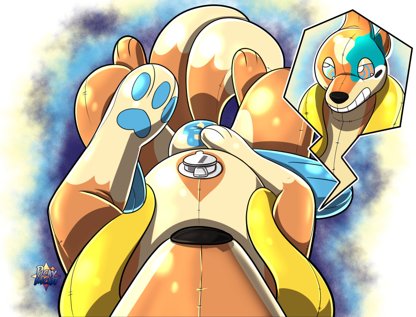 absurd_res animate_inanimate buizel bulge chastity_device drone feet feral fin first_person_view floatzel generation_4_pokemon glistening glistening_body grin grinding hi_res hypnosis inflatable living_inflatable lock male mind_control mokata_(buizel) nintendo null_bulge orange_body orgasm_denial pawpads permanent permanent_orgasm_denial pickynickit pokemon pokemon_(species) pool_toy rubber smile solo species_transformation spiral_eyes spread_legs spreading transformation video_games