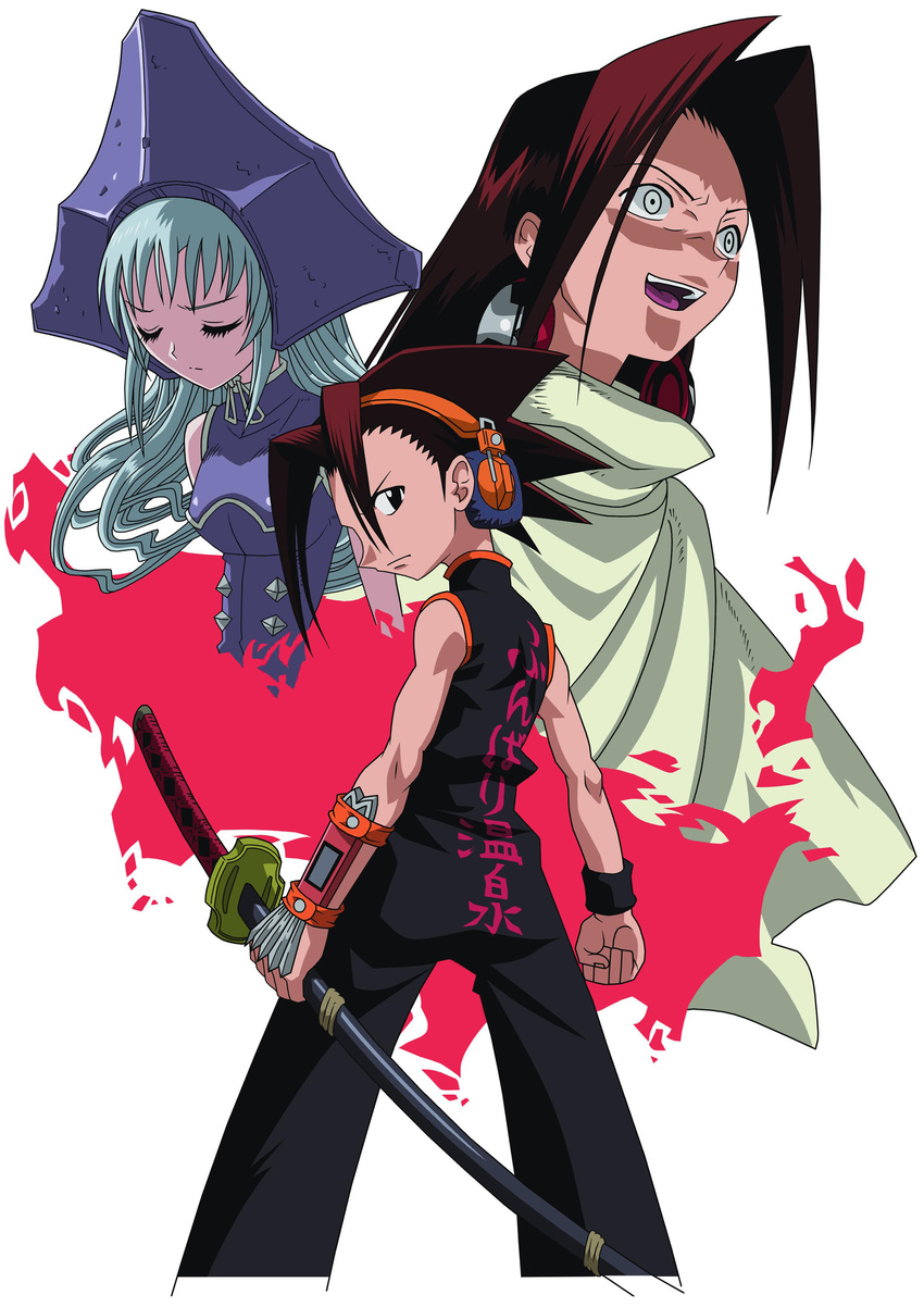 asakura_hao asakura_yoh iron_maiden_jeanne shaman_king tagme