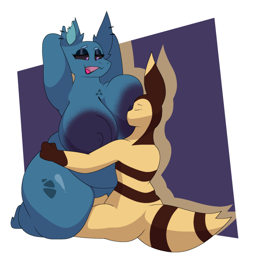 anthro areola big_areola big_breasts black_sclera breast_play breast_suck breastfeeding breastfeeding_during_sex breasts brown_body brown_ears brown_fur brown_tail chip_at_night dark_body duo ear_piercing ear_ring eyes_closed eyeshadow female fur furret generation_1_pokemon generation_2_pokemon genitals gloves_(marking) gwa_(king_of_gwa_gwa) half-closed_eyes hi_res huge_areola huge_breasts larger_female lilya_nida makeup male male/female markings multicolored_body multicolored_ears multicolored_fur narrowed_eyes nidorina nintendo nipples one_ear_obstructed open_mouth penetration penis piercing pokemon pokemon_(species) purple_areola purple_eyes pussy ring_piercing size_difference striped_markings striped_tail stripes sucking tail_markings tan_body tan_ears tan_fur thick_thighs tongue two_tone_body two_tone_ears two_tone_fur vaginal vaginal_penetration video_games wide_hips