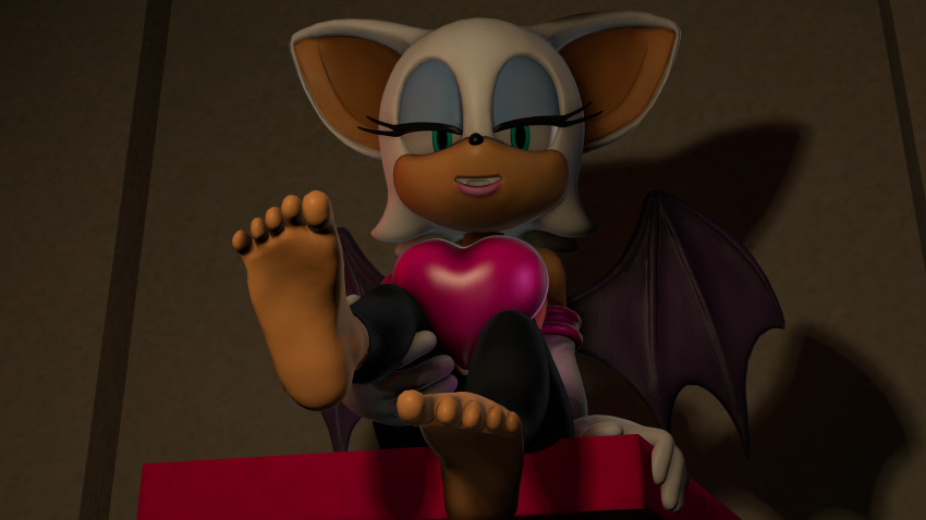 3d_(artwork) absurd_res anthro armor bat_wings breastplate clothing dekuslate digital_media_(artwork) feet female foot_fetish hi_res huge_filesize looking_at_viewer membrane_(anatomy) membranous_wings rouge_the_bat sega solo sonic_the_hedgehog_(series) source_filmmaker wings