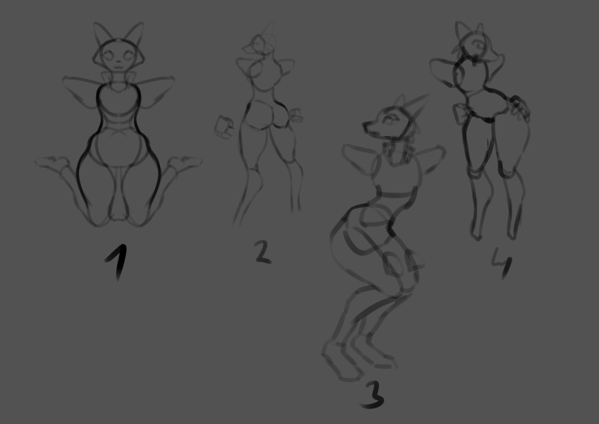 absurd_res android anthro breasts butt clothed clothing deltarune duo felid feline female fingers fur group hair hi_res hofi-peak machine mammal nude robot simple_background smile standing tasque_manager thick_thighs undertale_(series) video_games