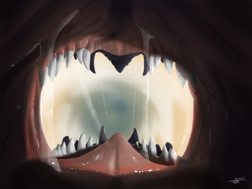 absurd_res alduin bethesda_softworks bodily_fluids digital_media_(artwork) dragon drooling fangs feral first_person_view hi_res magpie_magnetism male mouth_shot open_mouth oral_vore prey_pov reverse_mouth_shot saliva saliva_string scalie skyrim solo teeth the_elder_scrolls tongue video_games vore wyvern
