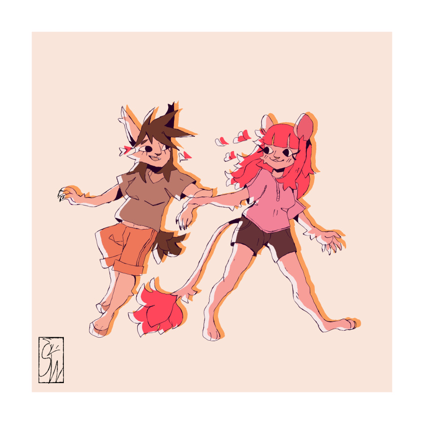 anthrocat arttrade catcouple catsona chibis cutechibi cutecouple domestic_cat felid feline felis female female/female furry furrycat hi_res invalid_tag lesbiancat lesbiancouple lynx mammal