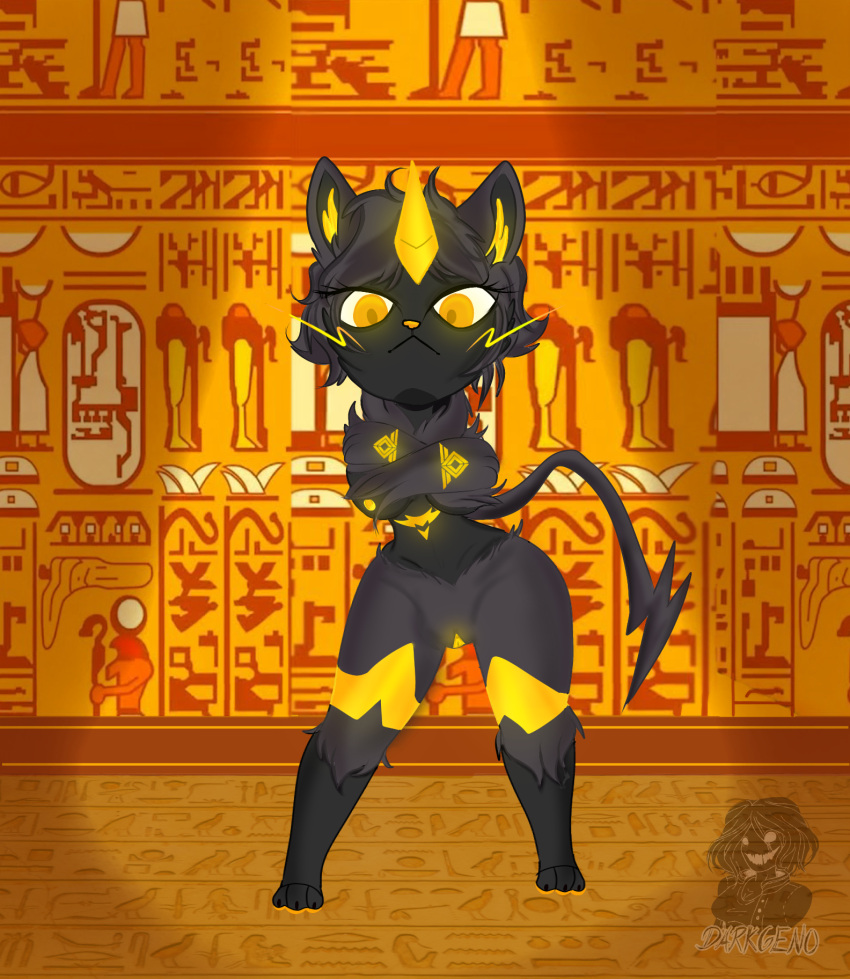 animal_crossing ankha_(animal_crossing) anthro armor dancing darkgeno_(artist) destiny destiny_(video_game) destiny_2 egyptian female generation_7_pokemon hi_res legendary_pokemon meme nintendo pokemon pokemon_(species) solo video_games warmind zeraora zeta zeta_(zeraora)