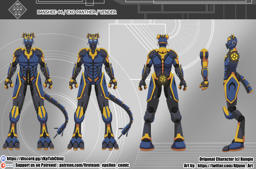 aljune_art anthro banshee-44 banshee_(destiny) destiny destiny_(video_game) destiny_2 exo_(destiny) fireteam_epsilon hi_res male model_sheet solo video_games