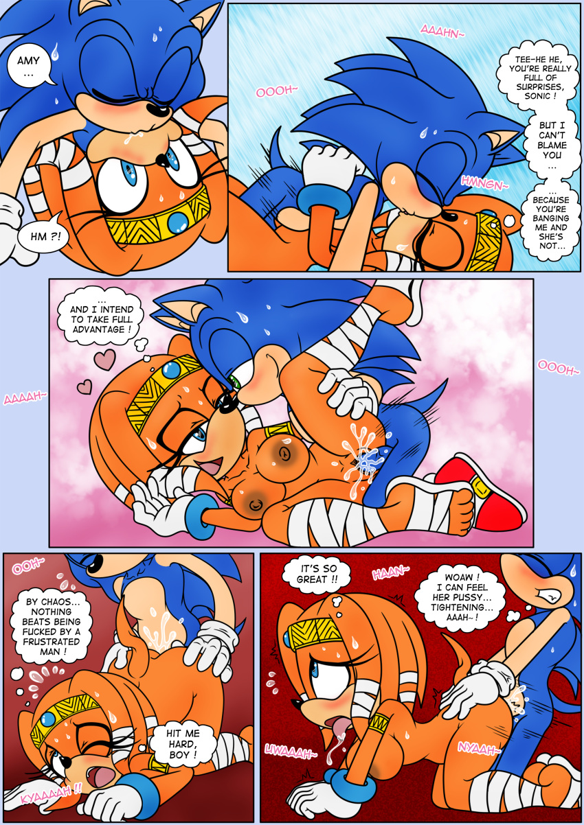 absurd_res female hi_res male raianonzika sega sonic_adventure sonic_the_hedgehog sonic_the_hedgehog_(series) tikal_the_echidna