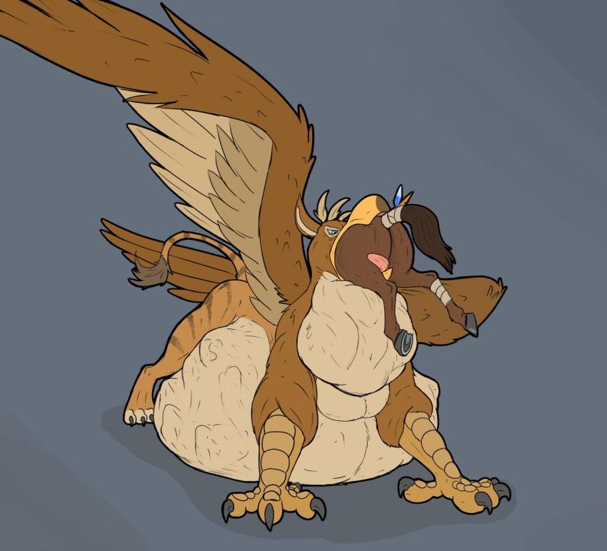 2020 avian beak belly big_belly butt centaur equid equid_taur equine feral feral_pred feral_prey gryphon gryphon_pred horse humanoid_taur mammal mammal_taur mythological_avian mythology neck_bulge oral_vore swallowing tail_wraps taur thatgryphonguy unwilling_prey vore wings wraps