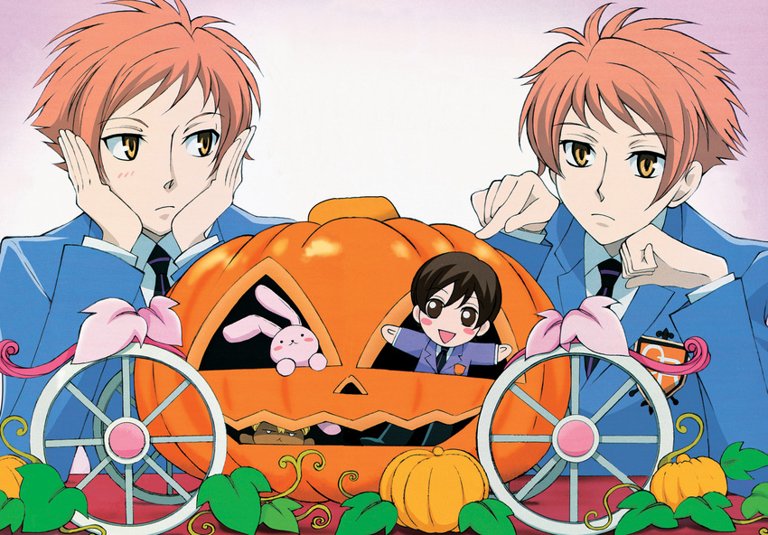 fujioka_haruhi hitachiin_hikaru hitachiin_kaoru ouran_high_school_host_club tagme