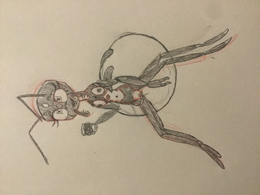 absurd_res ant arthropod breasts female hi_res honeypot_ant humanoid hymenopteran insect not_furry nude sketchy_stuff solo