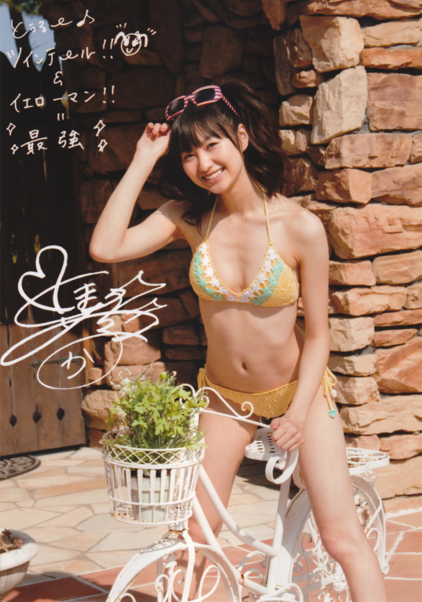 bikini highres photo real_life seiyuu solo swimsuit tomatsu_haruka