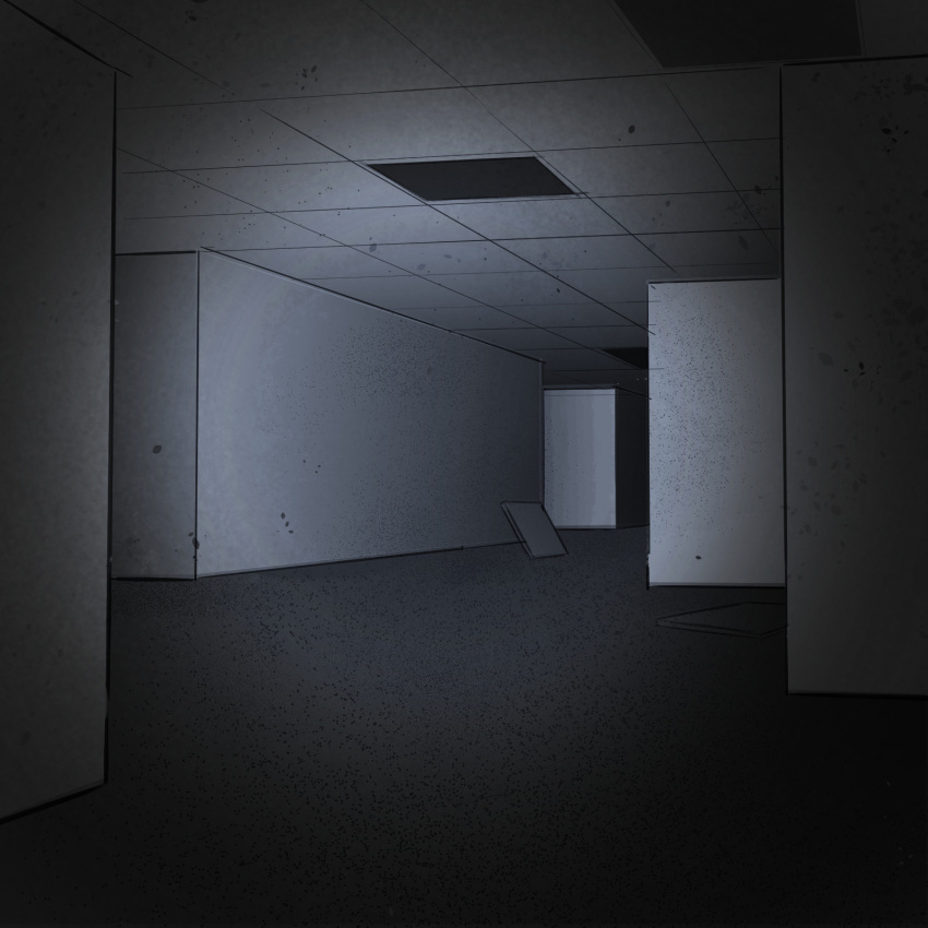 1:1 2024 2dliquid comic darkness hi_res light liminal_spaces monochrome the_backrooms zero_pictured