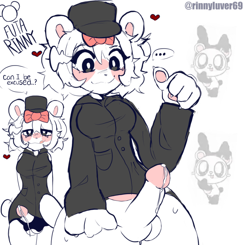 anthro bear breasts female genitals gynomorph hi_res intersex intersex/female mammal penis polar_bear pretty_blood rinny_(pretty_blood) rinnyluver69 solo ursine