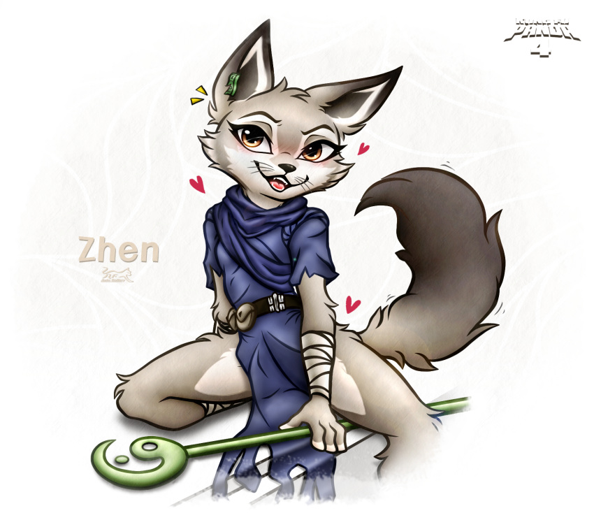 andromorph anthro canid canine dreamworks female fox hi_res intersex kung_fu_panda mammal nightfury2020 solo zhen_(kung_fu_panda)