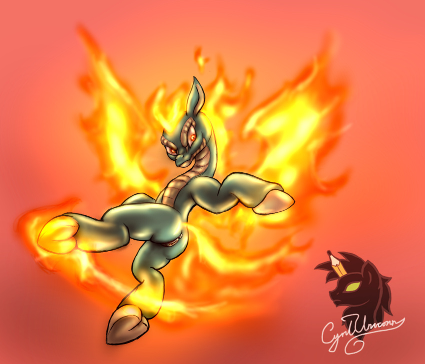 2018 action_pose anus artist_logo asian_mythology butt chinese_mythology cloven_hooves cyrilunicorn digital_drawing_(artwork) digital_media_(artwork) dragon east_asian_mythology equid equine female feral fire flaming_hair flaming_mane flaming_tail flaming_wings genitals glowing glowing_eyes green_body green_scales hi_res hooves logo longma mammal mythology orange_eyes pose pseudo_hair pseudo_mane pussy quadruped red_background scales scalie signature simple_background solo them's_fightin'_herds tianhuo_(tfh) underhoof wings