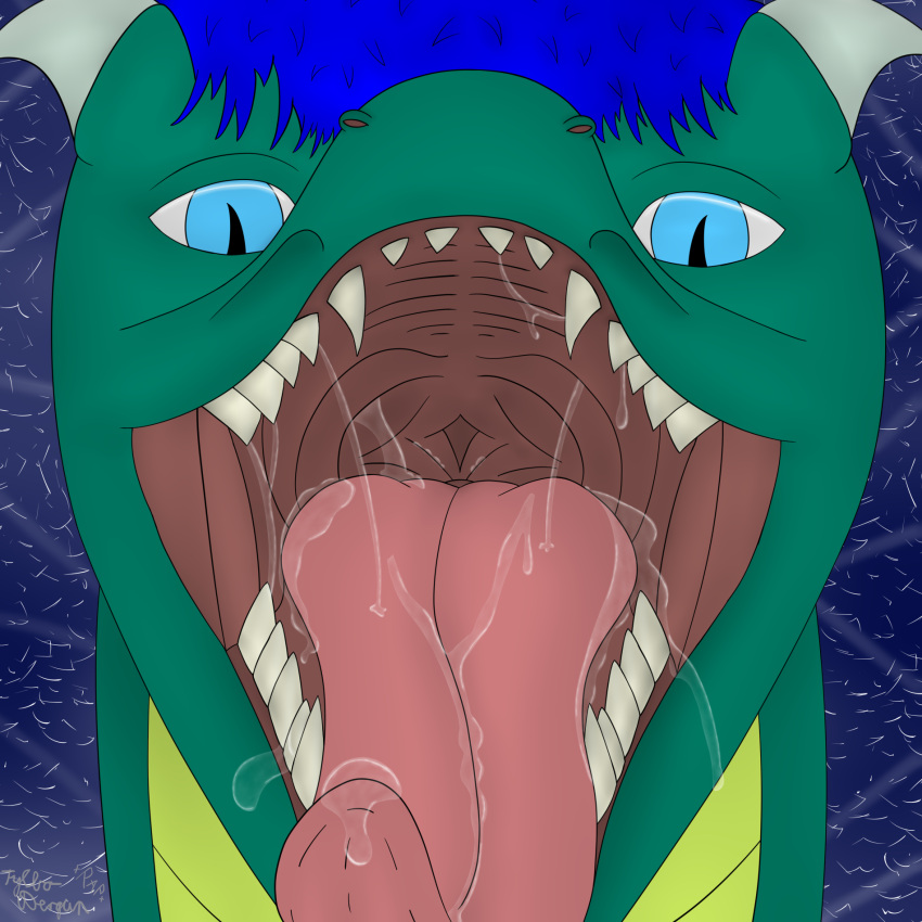 1:1 2020 ambiguous_gender bodily_fluids bust_portrait dated dragon feral hi_res looking_at_viewer male_(lore) mouth_shot open_mouth portrait saliva saliva_on_tongue saliva_string scalie solo tagme tongue tongue_out tylbo_dergun tylbo_dergun_(character) western_dragon