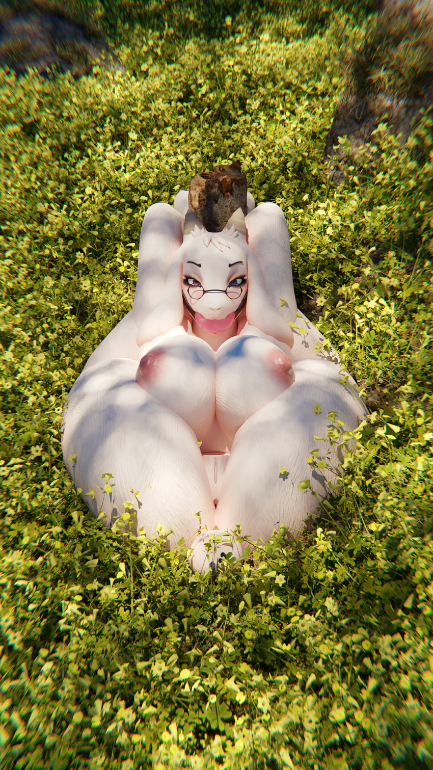 3d_(artwork) 9:16 anthro ball_gag bdsm big_breasts bondage bound breasts butt digital_media_(artwork) encasement female flexible forced gag gagged genitals ghostoast hair hi_res huge_breasts legs_behind_head legs_up male nipples nude pussy restrained solo toriel trapped undertale_(series) widescreen