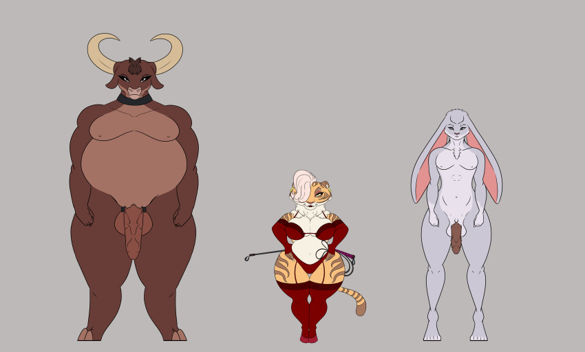 absurd_res age_difference anthro bdsm big_breasts bondage bound bovid bovine breasts cattle dominant dominant_male dominatrix felid female furaffinity group hi_res lagomorph latex leporid male male/female mammal mature_female pantherine panthra78 rabbit short_female size_difference submissive submissive_male tiger trio younger_male