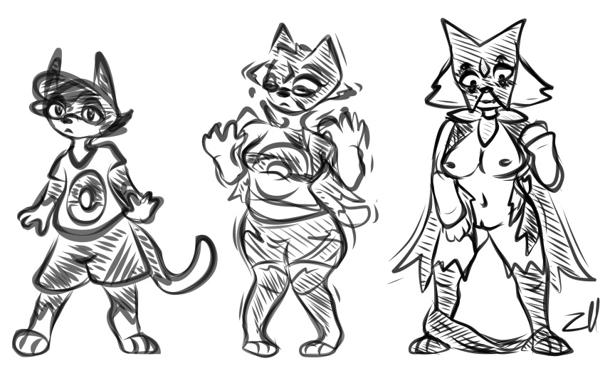 absurd_res anthro breast_growth breasts clothing domestic_cat felid feline felis female gender_transformation genitals growth hi_res male mammal meowscarada monochrome mtf_transformation nintendo pokemon pokemon_(species) pussy solo torn_clothing transformation tuxedo_cat video_games zolliead