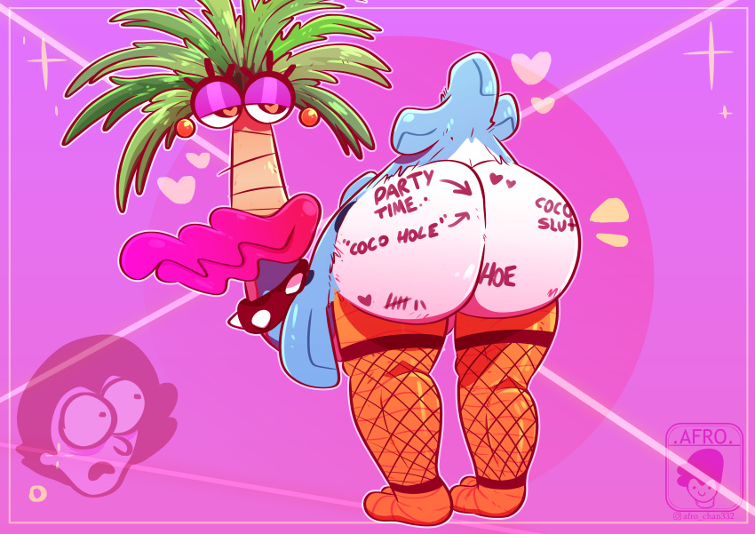 absurd_res afro_chan332 anthro bdsm big_butt butt cartoon_network female foster's_home_for_imaginary_friends hi_res solo thick_thighs whored_out
