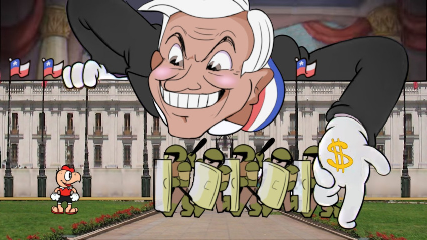 chilean_flag cuphead_(game) gameplay_mechanics military parody politics siczak