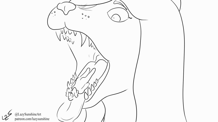 16:9 2022 animated anthro canid canine domestic_cat duo eyelashes felid feline felis female female_pred fox hair hi_res imminent_vore lazy_(lazy_sunshine) lazy_sunshine long_hair long_tongue mammal micro neck_bulge open_mouth oral_vore sharp_teeth signature sketch swallowing teeth throat tongue tongue_out vore widescreen zoe_(cakeinferno)
