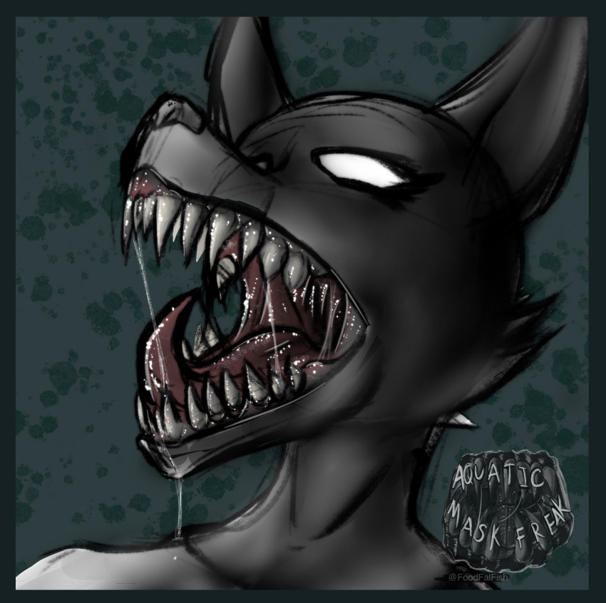 ambiguous_character ambiguous_gender ambiguous_species anthro aquaticmaskfreak bodily_fluids canid canine canis drooling fangs female fox hi_res mammal mouth_shot open_mouth saliva saliva_on_tongue saliva_string sketch solo teeth throat tongue tongue_out vore wolf