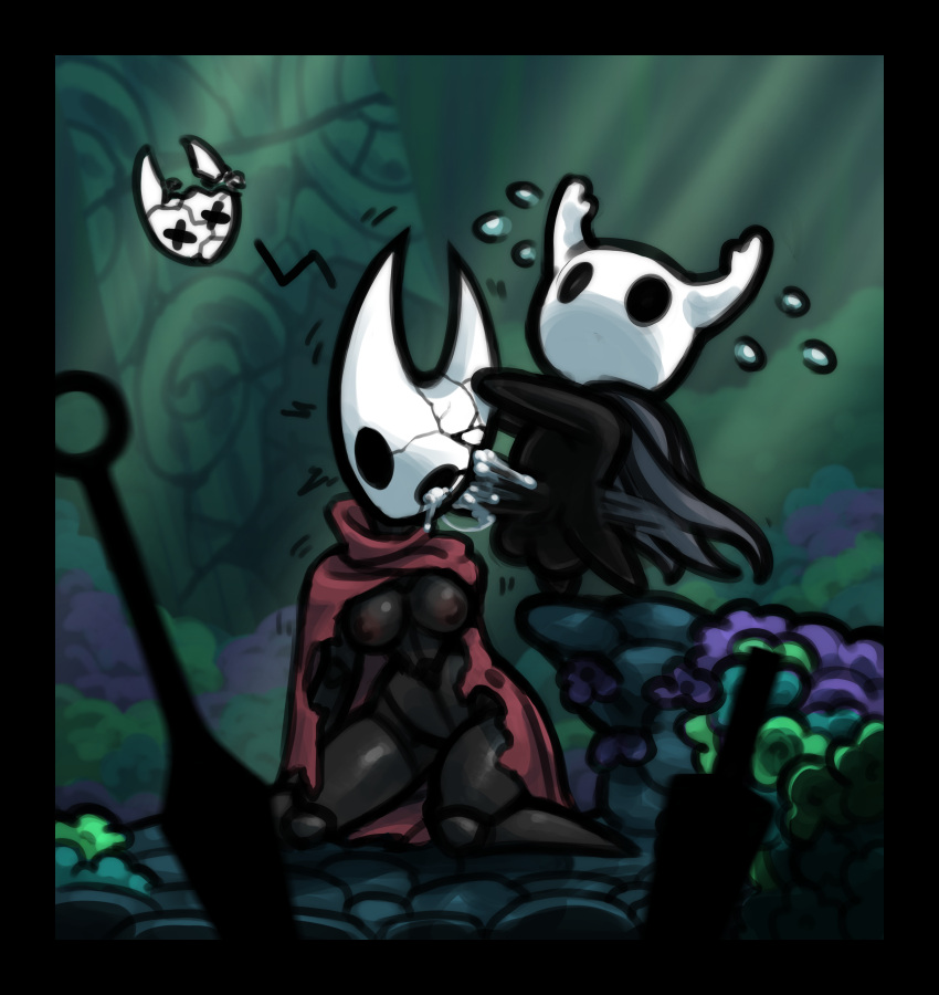 areola arthropod balls big_breasts black_body black_skin bodily_fluids breasts cape cloak clothing corpse cracked cum death digital_media_(artwork) duo erection female female_penetrated genital_fluids genitals gurochanop hi_res hollow_knight hollow_knight_(character) hornet_(hollow_knight) insect light male male/female male_penetrating male_penetrating_female melee_weapon mindfuck necrophilia nipples nude penetration penis polearm protagonist_(hollow_knight) ryona sex size_difference skullfuck smaller_male snuff spear sweat team_cherry vessel_(species) video_games weapon