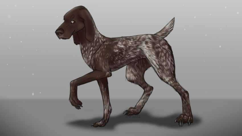 16:9 canid canine canis domestic_dog feral mammal sketch solo widescreen zhekathewolf ztw2022