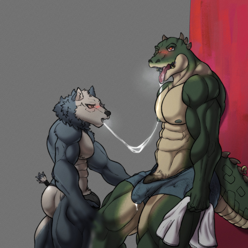 &lt;3 &lt;3_eyes 1:1 absurd_res against_surface against_wall ahegao alligator alligatorid alligatorid_humanoid animal_genitalia animal_humanoid animal_penis ankhbear ankhwav anthro athletic barazoku big_butt big_pecs blush blush_lines bodily_fluids boxer_briefs boxer_briefs_only boxers_(clothing) breath bulge butt canid canine canis clothed clothing clothing_aside crocodile crocodilian crocodilian_humanoid crocodylid cum cum_drip cum_dripping_from_penis cum_in_clothing cum_through_clothing cum_through_pants detailed_bulge dripping duo equine_penis erect_nipples fog genital_fluids genital_outline genitals green_body grey_background half-closed_eyes half-erect hi_res horn humanoid jewelry leaking_precum looking_at_viewer looking_pleasured male male/male mammal muscular muscular_anthro narrowed_eyes nipples pecs penis piercing precum precum_drip reptile reptile_humanoid saliva saliva_on_tongue saliva_string scalie scalie_humanoid shirtless simple_background solo standing sucking teeth_showing tongue tongue_out topless towel underwear underwear_aside vein veiny_penis were werecanid werecanine werewolf wet wet_clothing wolf yellow_eyes