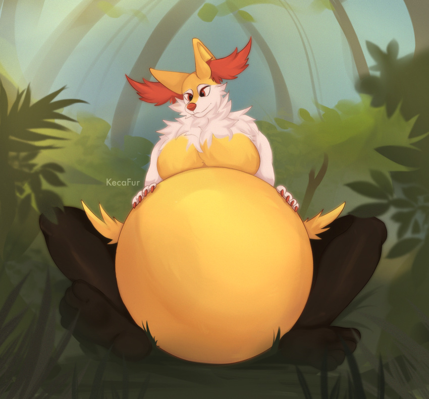 anthro braixen delphox feet female fennekin generation_6_pokemon hi_res invalid_tag kecafur male nintendo paws pokemon pokemon_(species) pokemonvore solo video_games vore