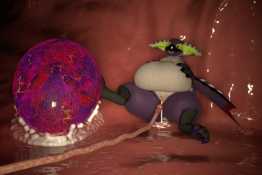 3:2 3d_(artwork) after_birth andromorph anthro belly big_belly blender_(software) blep bodily_fluids butt capcom digital_media_(artwork) egg flying_wyvern fur genital_fluids genitals hi_res hyper intersex looking_at_viewer monster_hunter nargacuga obese obese_anthro obese_intersex overweight overweight_anthro overweight_intersex oviposition prolapse pussy solo tentacles thiccacuga thick_thighs tongue tongue_out vaginal_prolapse video_games