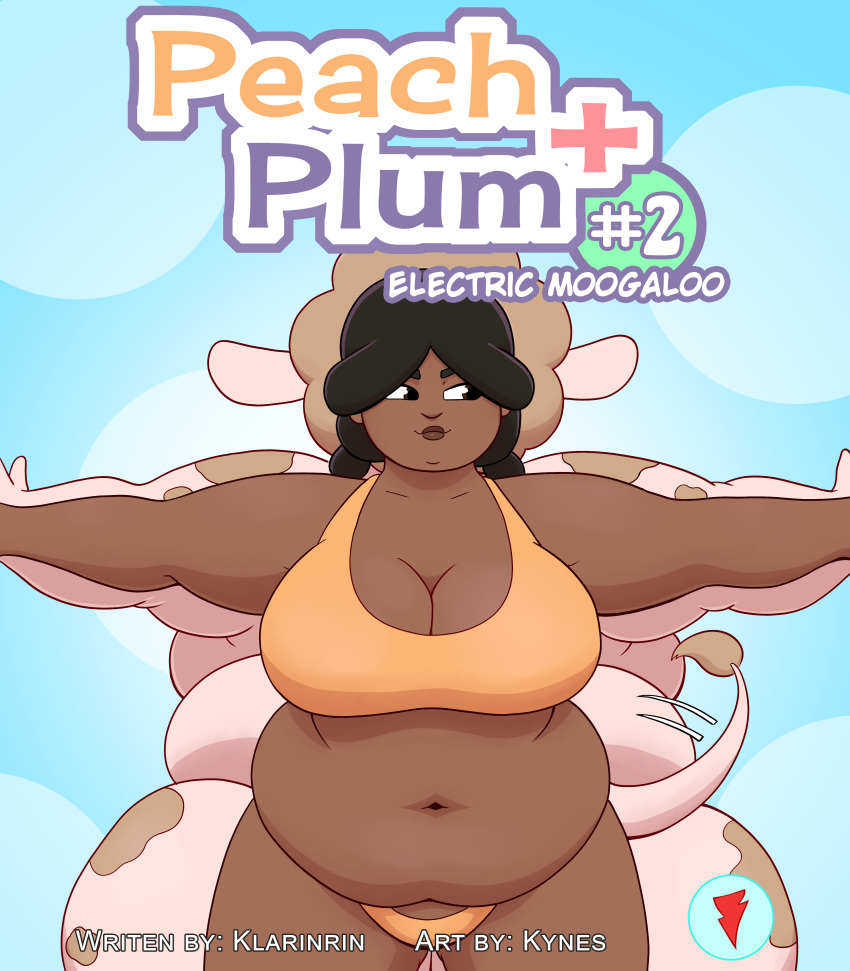 absurd_res belly_kink bodily_fluids cow_transformation expansion fat_kink fatgirl fetish_comic growth hi_res kink_comic kynes lactating overweight plus_size slightly_chubby trans trans_(lore) trans_woman_(lore) transformation weight_gain weight_gain_comic weight_gain_kink