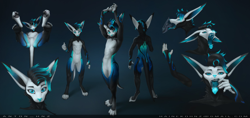 anthro auction beautiful blue canid canine character com constellation domestic_cat dragon felid feline felis female fox furry gender hi_res hnz illustration invalid_tag krakka male mammal model_sheet paint pose seductive sexual solo ych