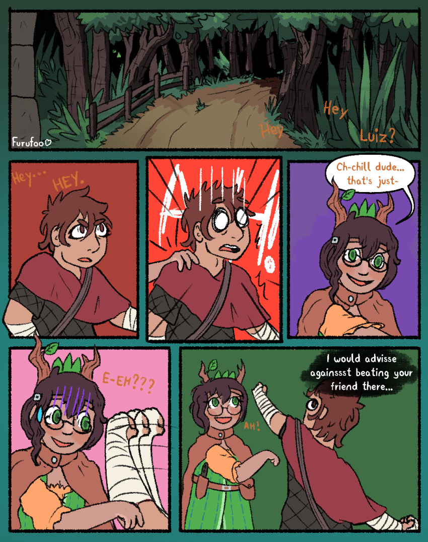 comic female forest furufoo hi_res jungle male plant the_folicoatl_handbook tree webcomic